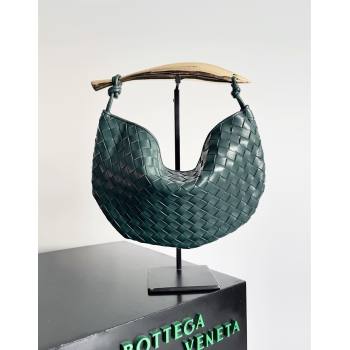 Bottega Veneta Sardine Bag in Intrecciato Leather Dark Green 2024 716082 (YX-241217058)