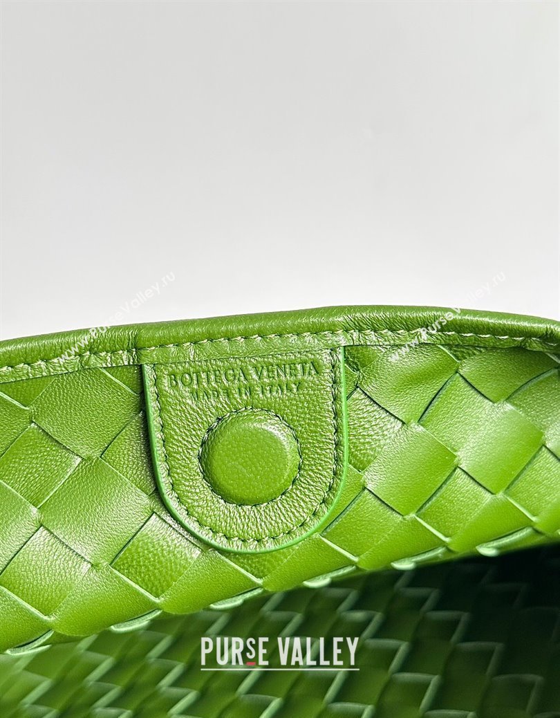 Bottega Veneta Sardine Bag in Intrecciato Leather Green 3 2024 716082 (YX-241217061)