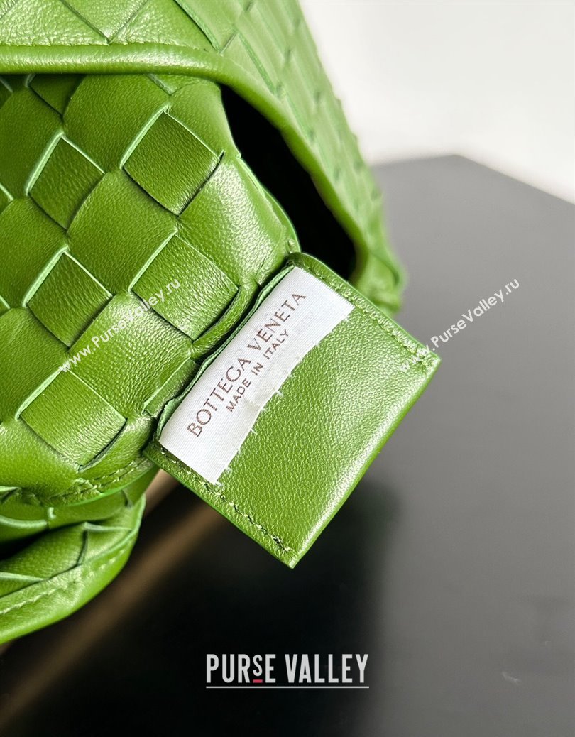 Bottega Veneta Sardine Bag in Intrecciato Leather Green 3 2024 716082 (YX-241217061)