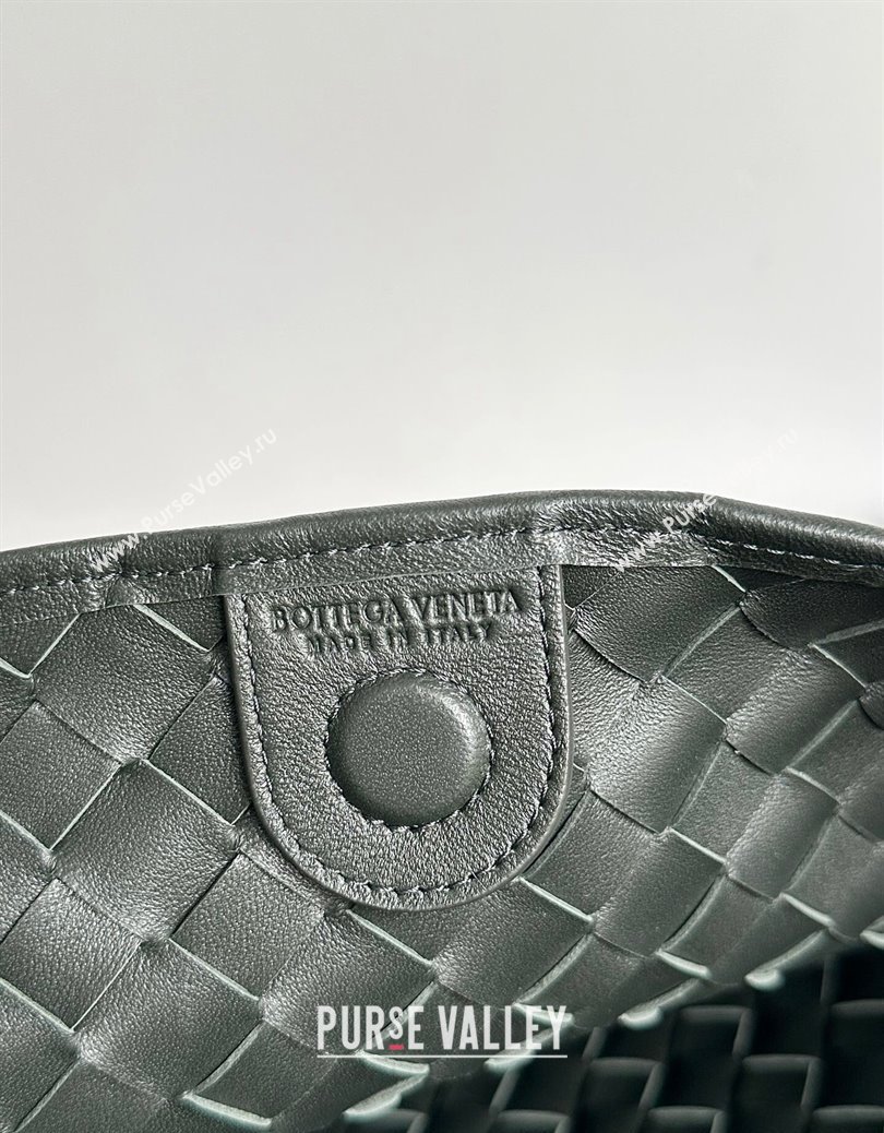 Bottega Veneta Sardine Bag in Intrecciato Leather Deep Green 2024 716082 (YX-241217063)