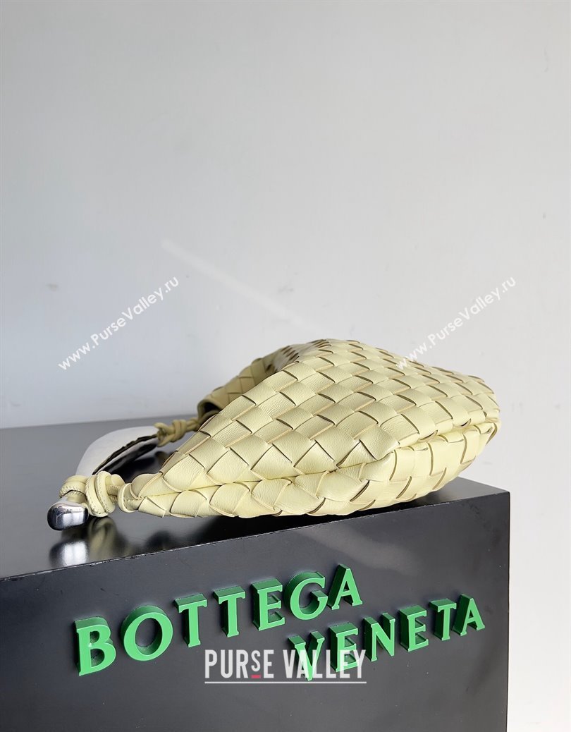 Bottega Veneta Sardine Bag in Intrecciato Leather Light Yellow 2024 716082 (YX-241217065)