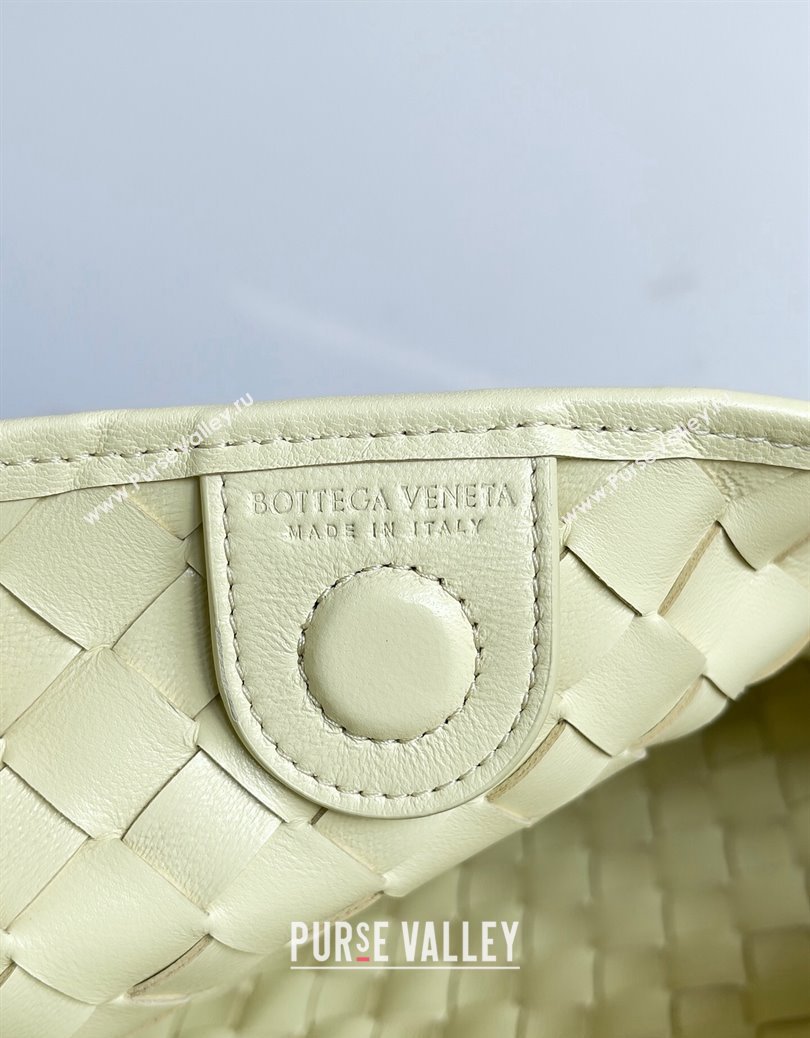 Bottega Veneta Sardine Bag in Intrecciato Leather Light Yellow 2024 716082 (YX-241217065)