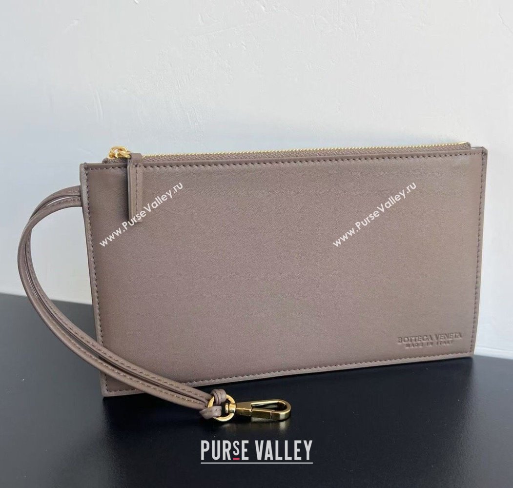 Bottega Veneta Large Parachute Shoulder Bag in Intrecciato Leather 796571 Grey 2025 (WT-250205040)