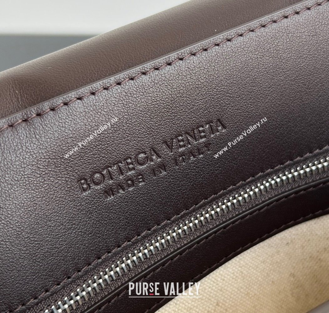 Bottega Veneta Mens Andiamo Messenger Bag in Intrecciato Leather 807715 Fondant Brown 2025 (WT-250205046)