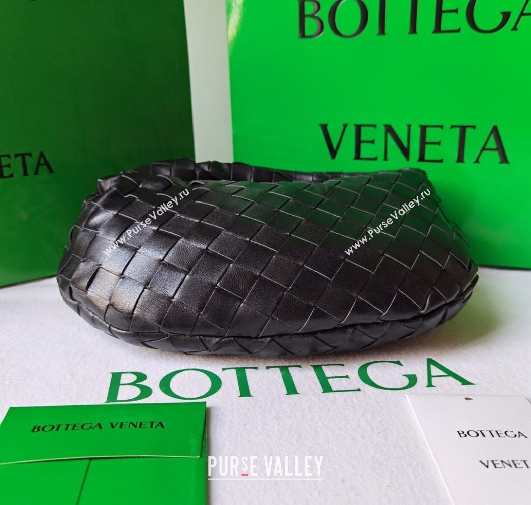 Bottega Veneta Mini Jodie Hobo Bag in Intrecciato Lambskin Fondant Brown 2025 651876 (WT-250205076)