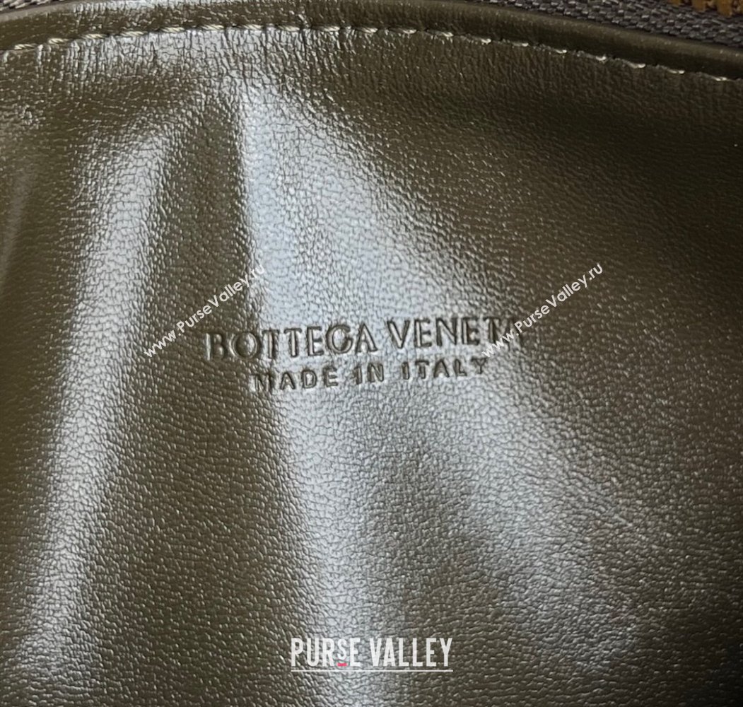 Bottega Veneta Mini Wallace Shoulder Bag in Intrecciato Soft Calfskin Leather 754443 Khaki Green 2025 (WT-250205056)