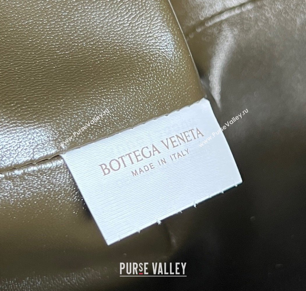 Bottega Veneta Mini Wallace Shoulder Bag in Intrecciato Soft Calfskin Leather 754443 Khaki Green 2025 (WT-250205056)