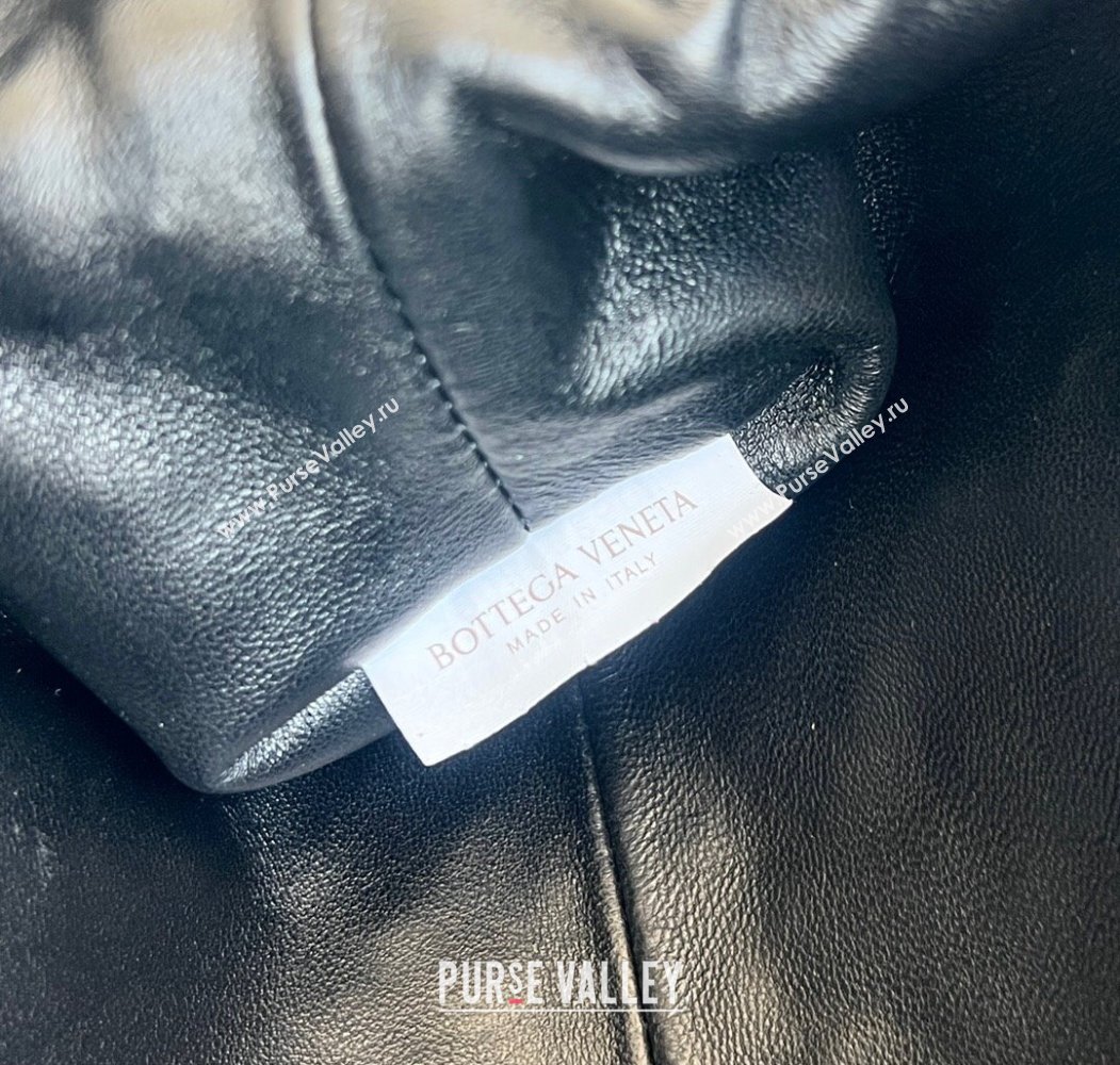 Bottega Veneta Small Lauren 1980 Chain Bag in Padded Intrecciato Leather Black 2025 804038 (WT-250205068)