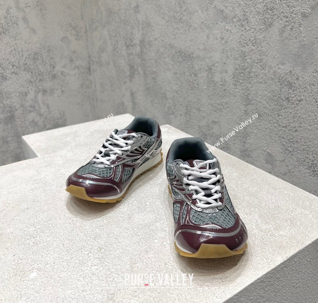 Bottega Veneta Orbit Runner Sneakers in Technical Fabric and Mesh Purple 2025 (MD-250219093)