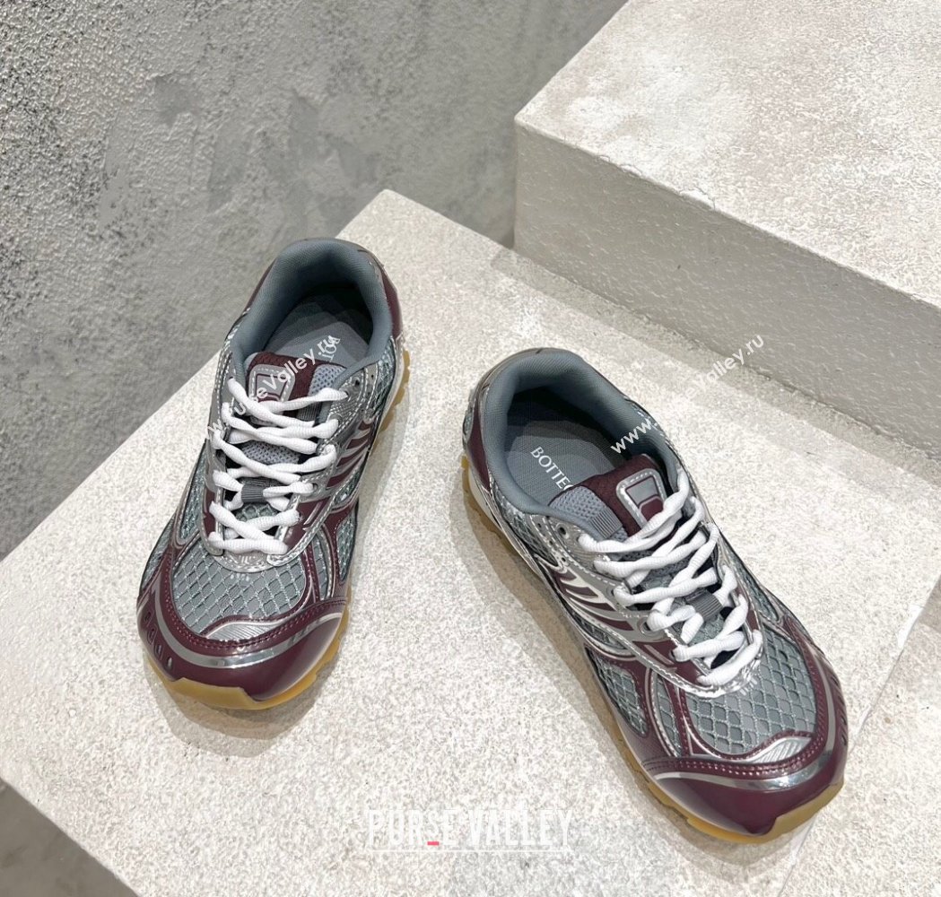 Bottega Veneta Orbit Runner Sneakers in Technical Fabric and Mesh Purple 2025 (MD-250219093)