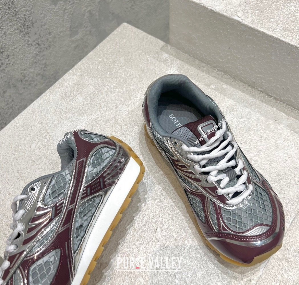 Bottega Veneta Orbit Runner Sneakers in Technical Fabric and Mesh Purple 2025 (MD-250219093)