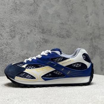 Bottega Veneta Orbit Runner Sneakers in Technical Fabric and Mesh Royal Blue 2025 (MD-250219086)