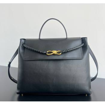Bottega Veneta Large Ciao Ciao Top Handle Bag in Calf Leather 826195 Black 2025 (WT-250519030)