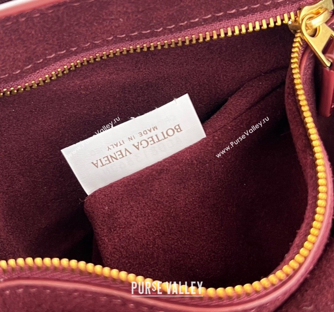 Bottega Veneta Medium Ciao Ciao Top Handle Bag in Calf Leather 817231 Barolo Red 2025 (WT-250519024)