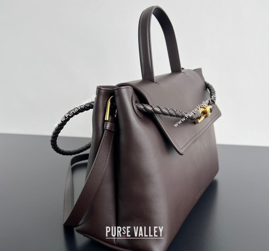 Bottega Veneta Medium Ciao Ciao Top Handle Bag in Calf Leather 817231 Fondant Brown 2025 (WT-250519026)