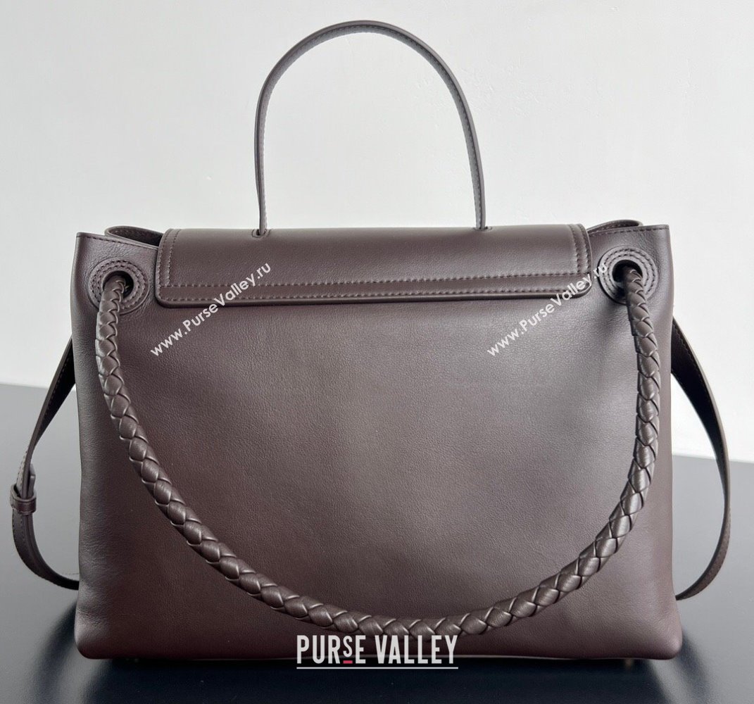 Bottega Veneta Medium Ciao Ciao Top Handle Bag in Calf Leather 817231 Fondant Brown 2025 (WT-250519026)