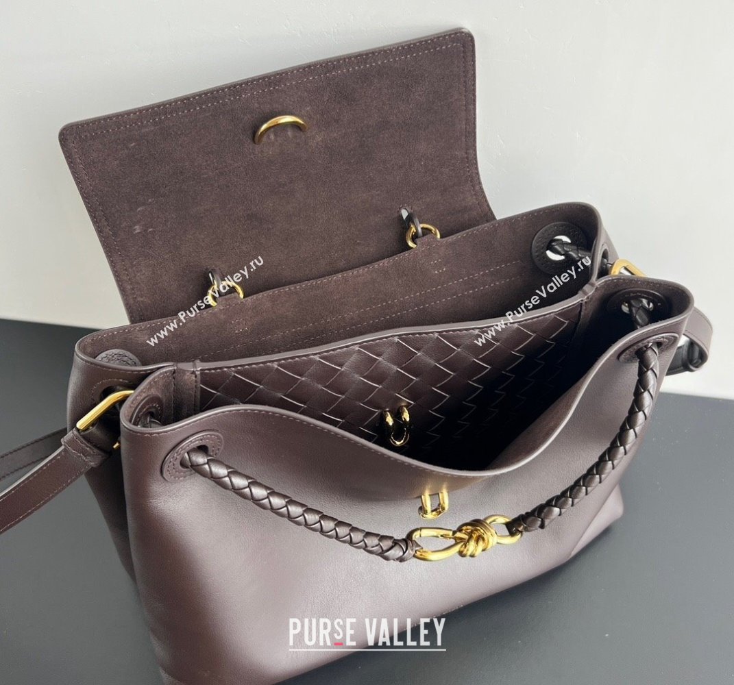 Bottega Veneta Medium Ciao Ciao Top Handle Bag in Calf Leather 817231 Fondant Brown 2025 (WT-250519026)