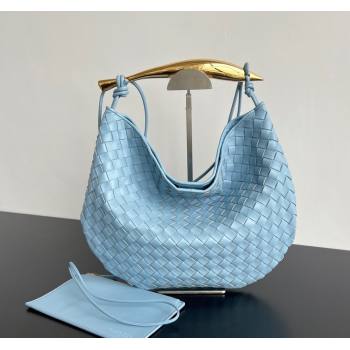 Bottega Veneta Large Sardine Bag in Intrecciato Leather Ice Blue 2025 754988 (WT-250519011)