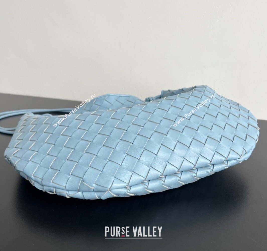 Bottega Veneta Large Sardine Bag in Intrecciato Leather Ice Blue 2025 754988 (WT-250519011)