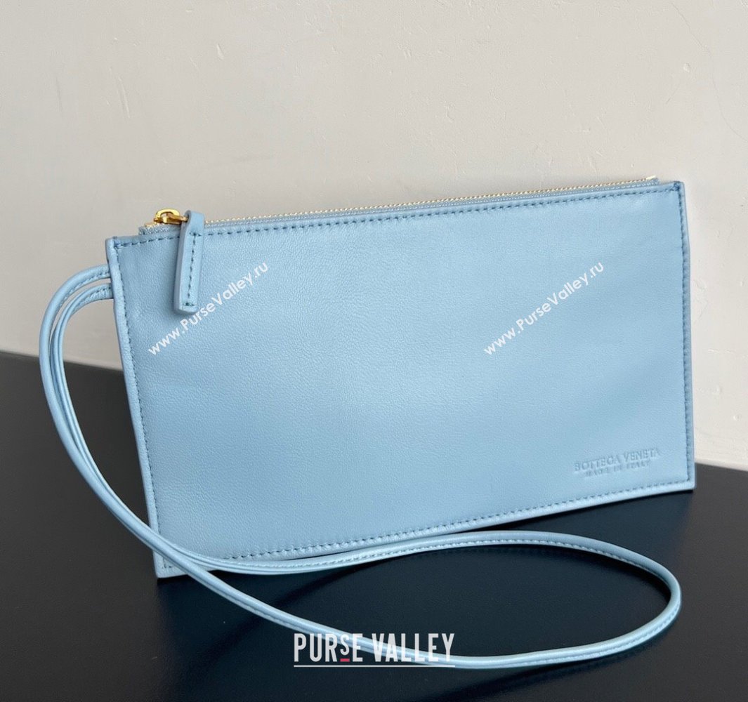 Bottega Veneta Large Sardine Bag in Intrecciato Leather Ice Blue 2025 754988 (WT-250519011)