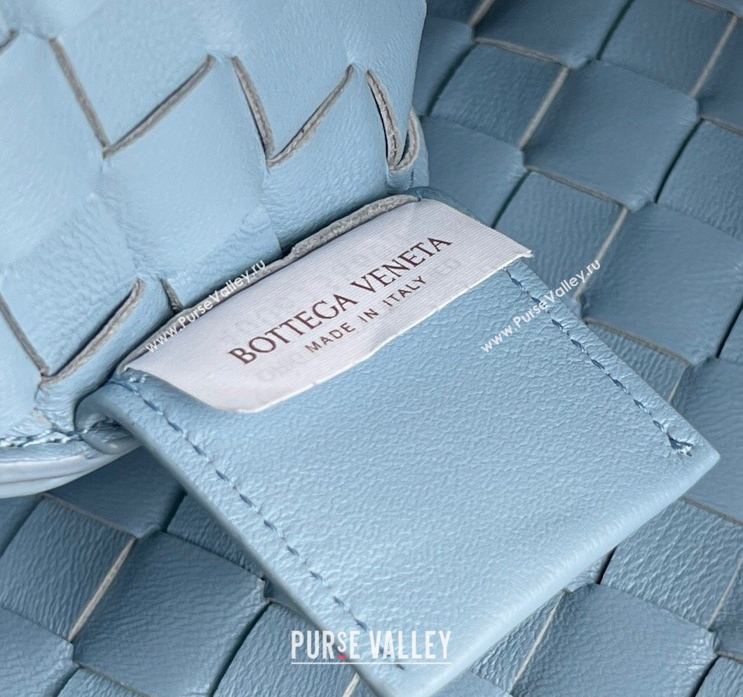 Bottega Veneta Large Sardine Bag in Intrecciato Leather Ice Blue 2025 754988 (WT-250519011)