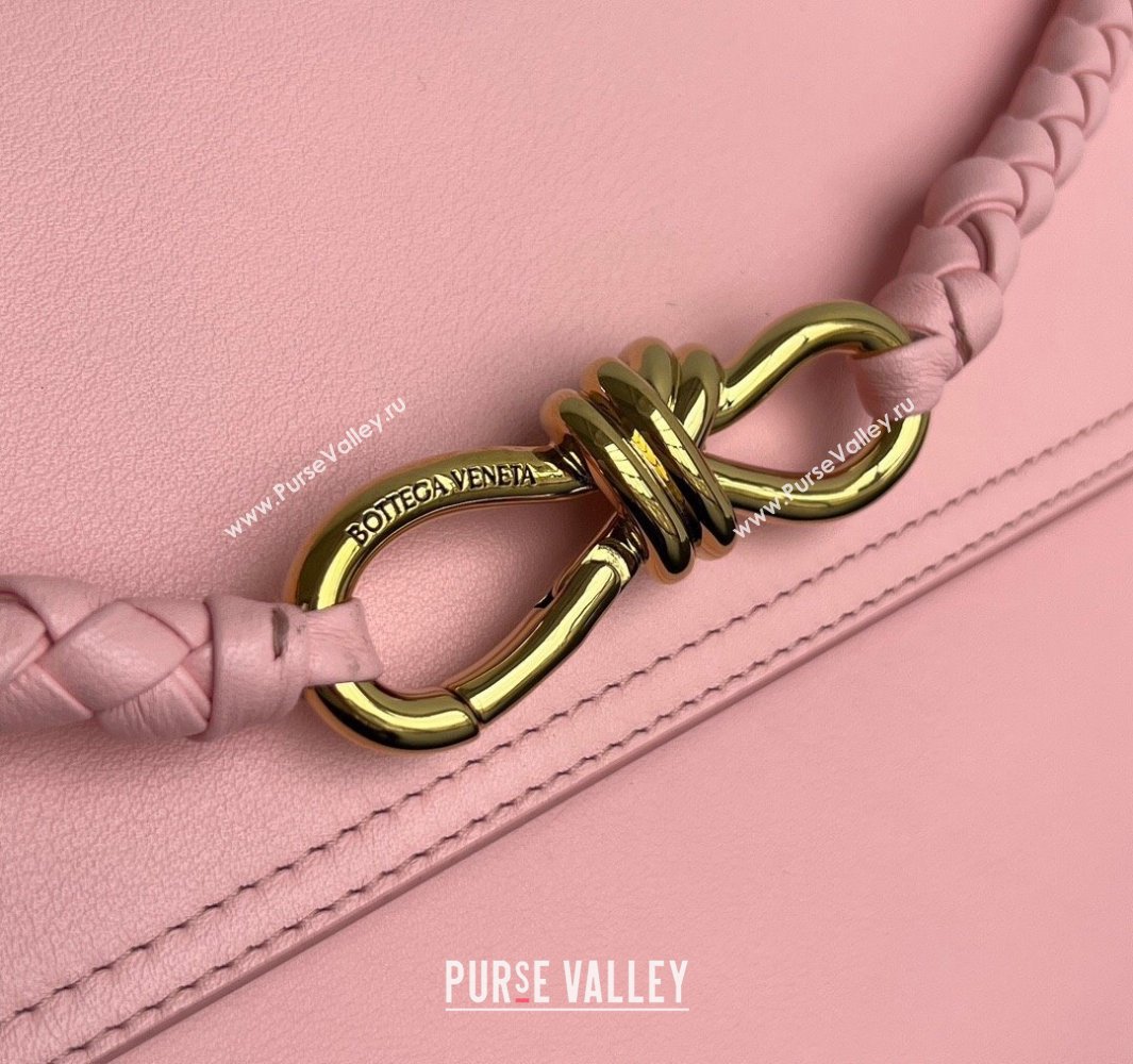 Bottega Veneta Medium Ciao Ciao Top Handle Bag in Calf Leather Rose Pink 2025 817231 (WT-250519021)