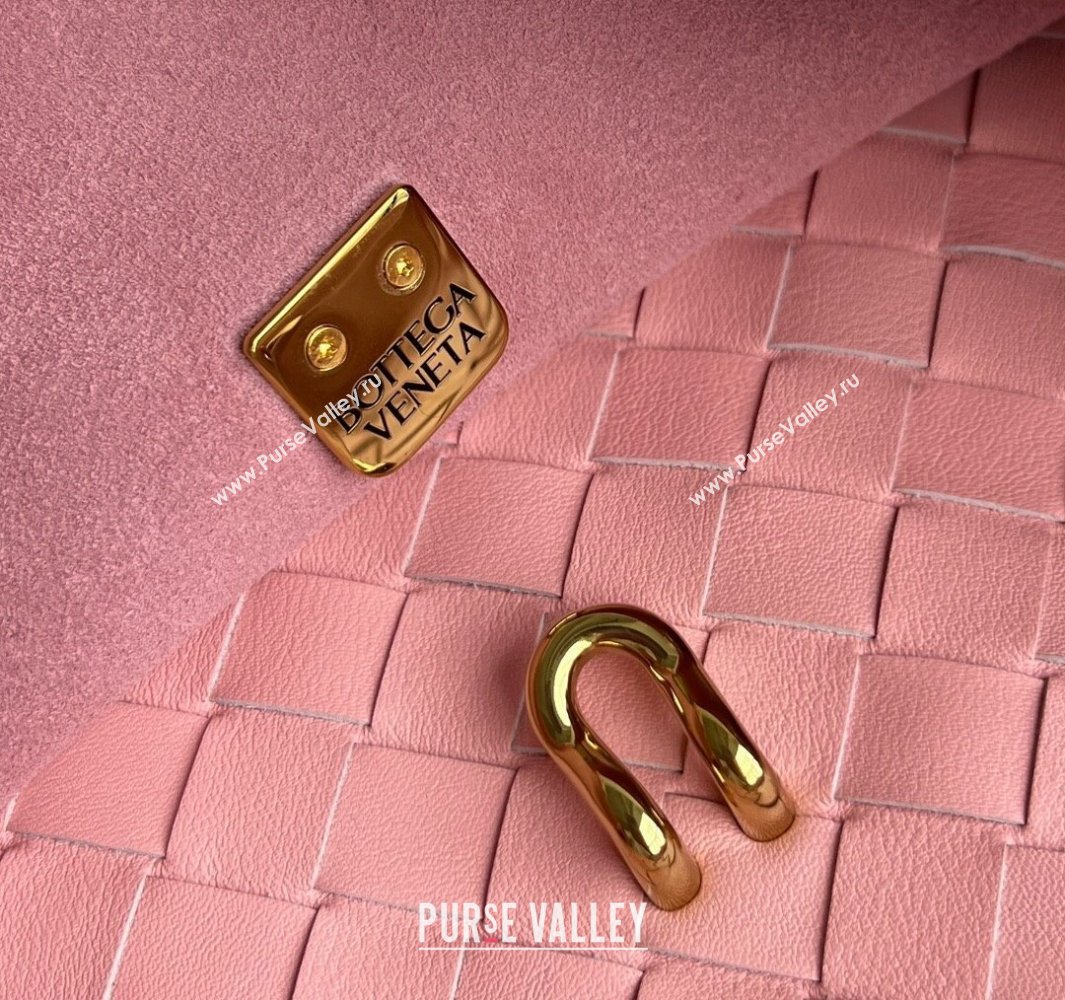 Bottega Veneta Medium Ciao Ciao Top Handle Bag in Calf Leather Rose Pink 2025 817231 (WT-250519021)