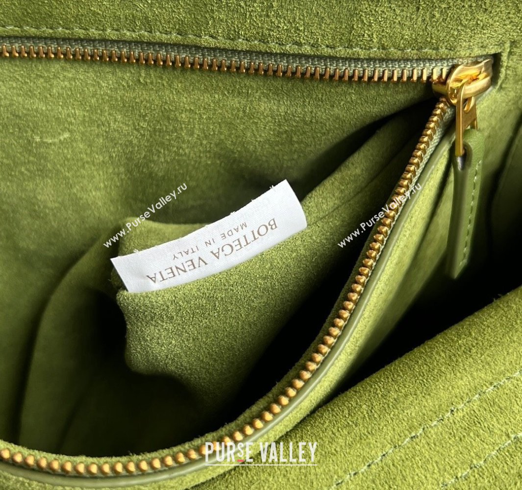 Bottega Veneta Medium Ciao Ciao Top Handle Bag in Calf Leather Matcha Green 2025 817231 (WT-250519022)