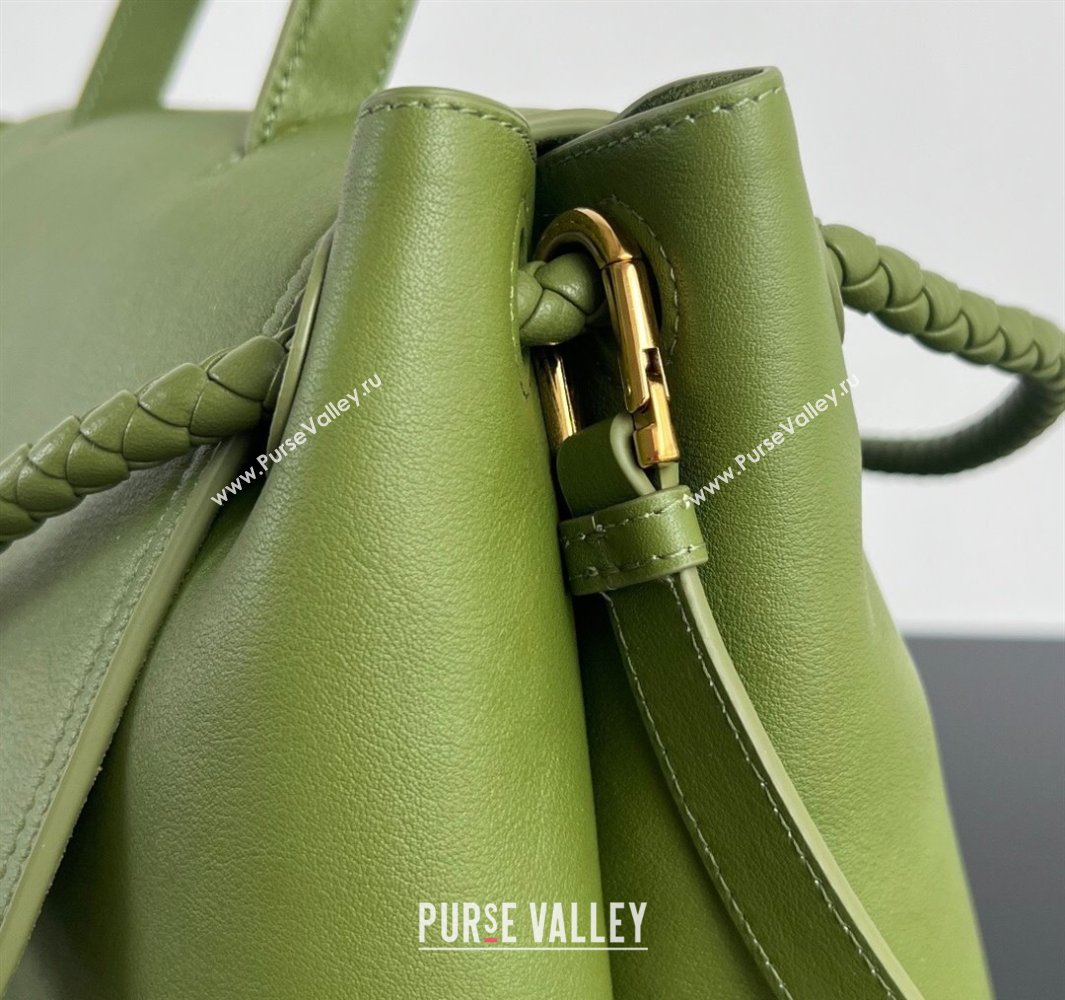 Bottega Veneta Large Ciao Ciao Top Handle Bag in Calf Leather 826195 Matcha Green 2025 (WT-250519028)
