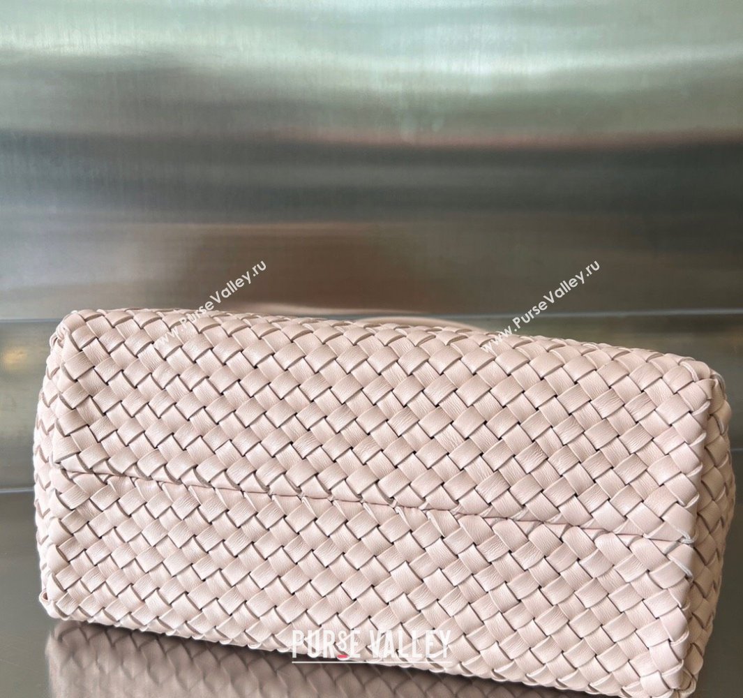 Bottega Veneta Medium Cabat Tote Bag in Intrecciato Leather Lotus Pink 2025 608810 (WT-250519089)