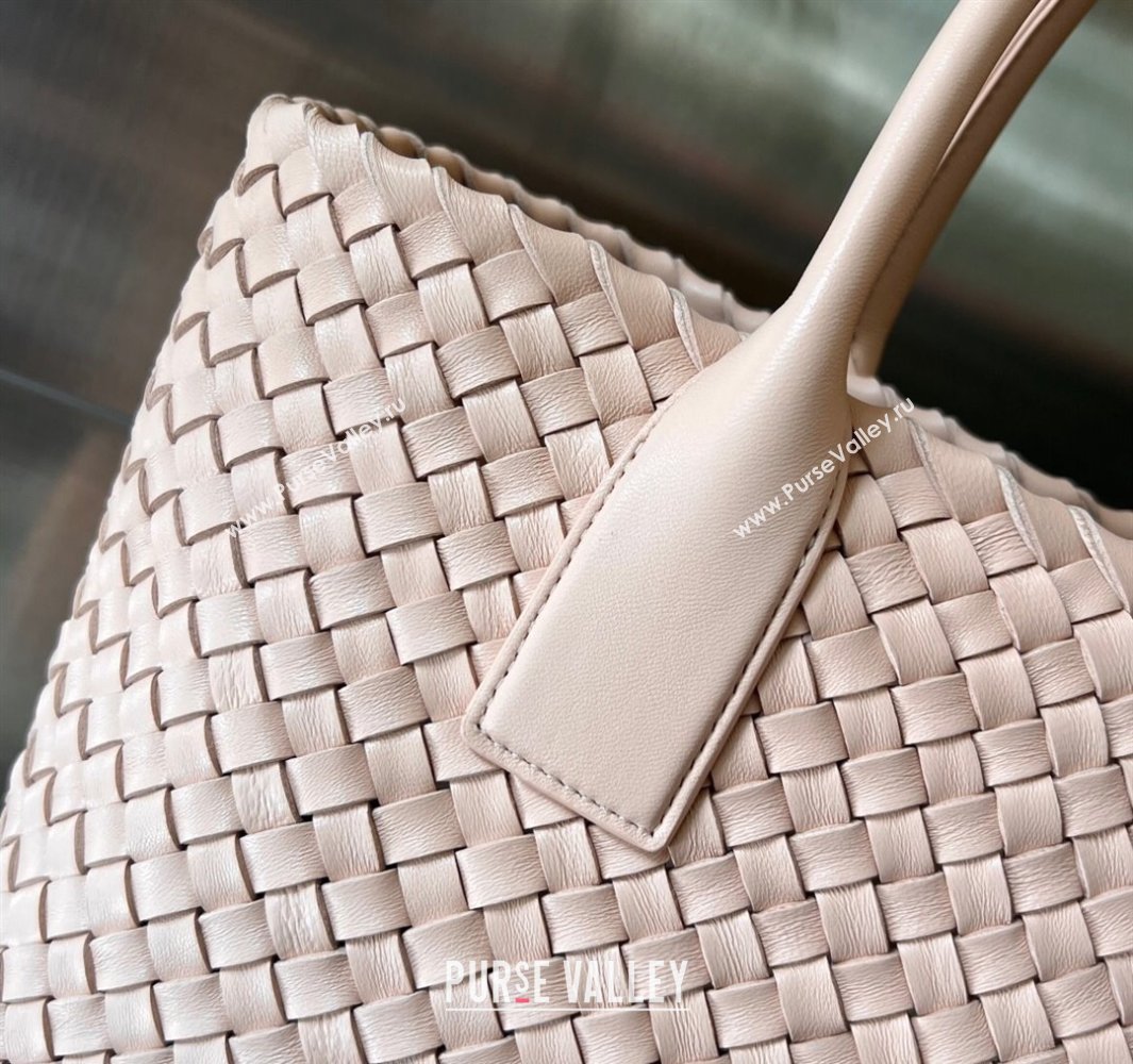 Bottega Veneta Medium Cabat Tote Bag in Intrecciato Leather Lotus Pink 2025 608810 (WT-250519089)