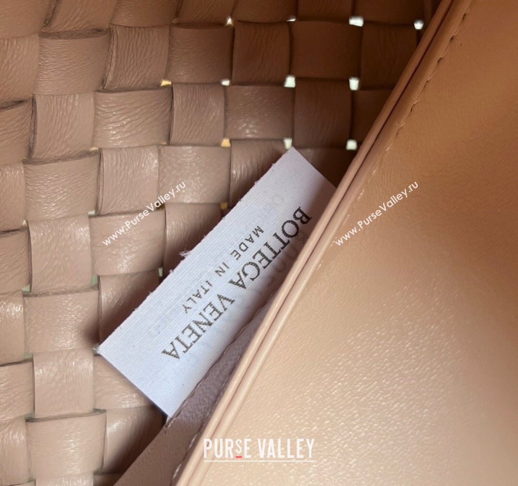 Bottega Veneta Medium Cabat Tote Bag in Intrecciato Leather Lotus Pink 2025 608810 (WT-250519089)
