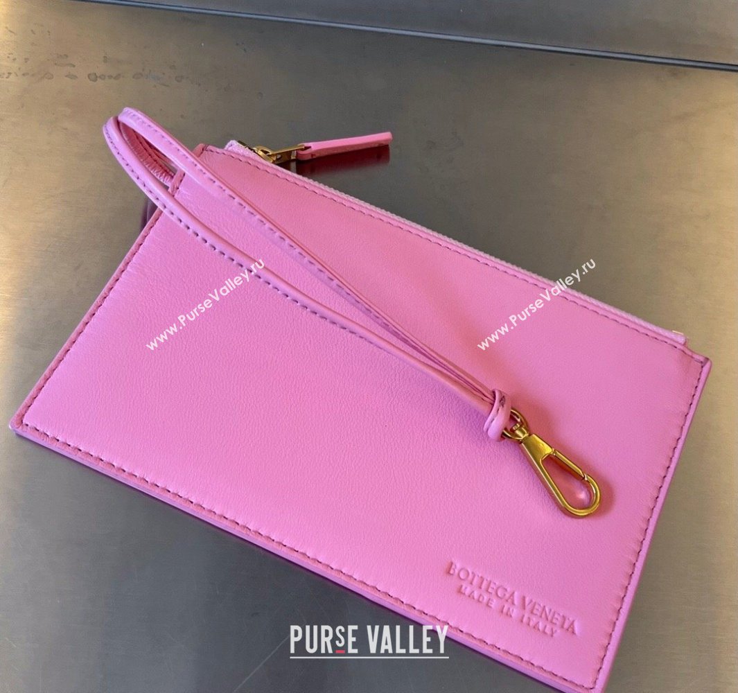 Bottega Veneta Mini Cabat Tote Bag in Intreccio Leather Deep Pink 2025 709464 (WT-250519108)