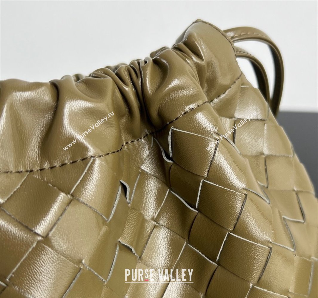 Bottega Veneta Medium Dustbag in Intrecciato Leather 796728 Seaweed Green 2025 (WT-250519004)