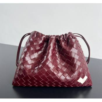 Bottega Veneta LOVE Medium Dustbag in Intrecciato Leather 796728 Barolo Red 2025 ( WT-250519006)
