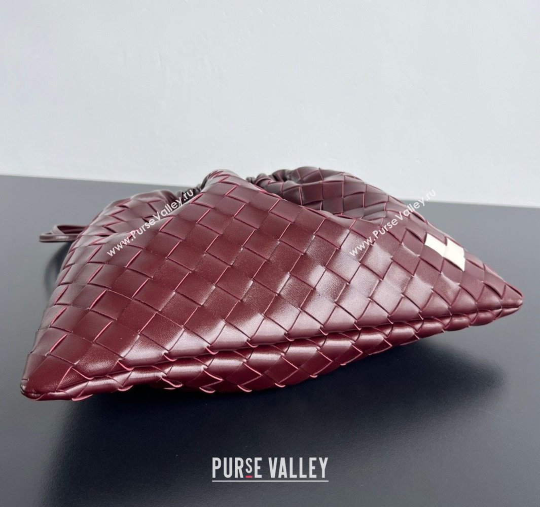 Bottega Veneta LOVE Medium Dustbag in Intrecciato Leather 796728 Barolo Red 2025 ( WT-250519006)