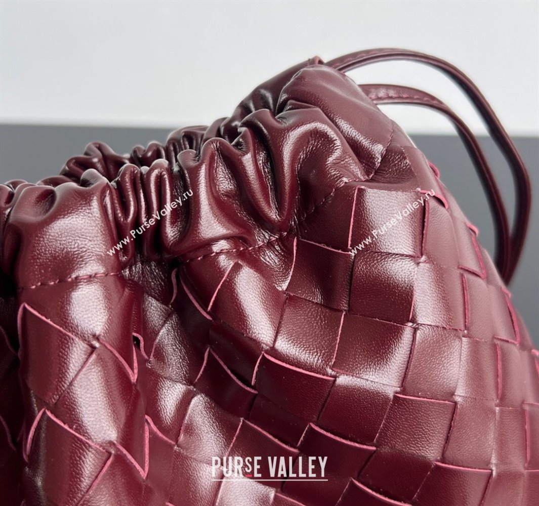 Bottega Veneta LOVE Medium Dustbag in Intrecciato Leather 796728 Barolo Red 2025 ( WT-250519006)