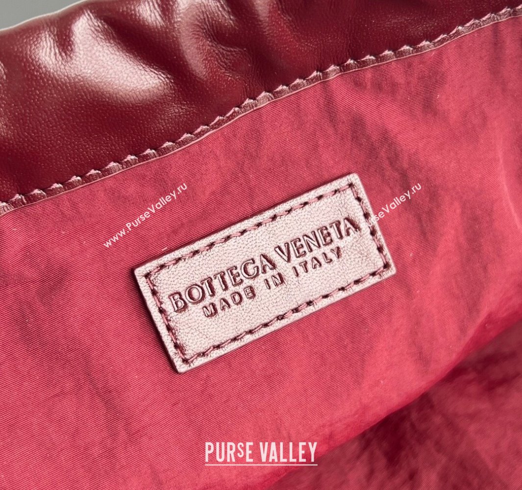 Bottega Veneta LOVE Medium Dustbag in Intrecciato Leather 796728 Barolo Red 2025 ( WT-250519006)