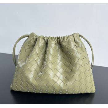Bottega Veneta Medium Dustbag in Intrecciato Leather 796728 Travertine Green 2025 ( WT-250519005)