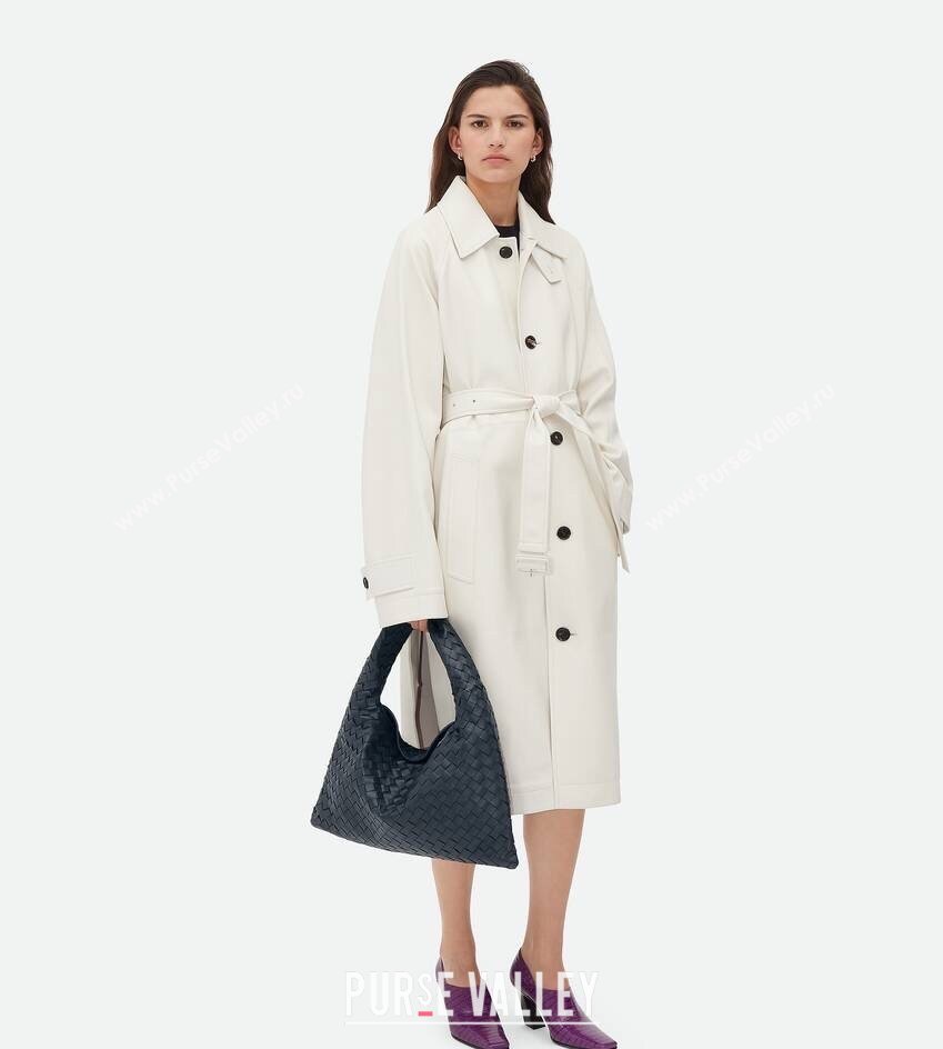 Bottega Veneta Hop Small Hobo Bag in Intrecciato Leather Black 2025 796262 (WT-250519045)