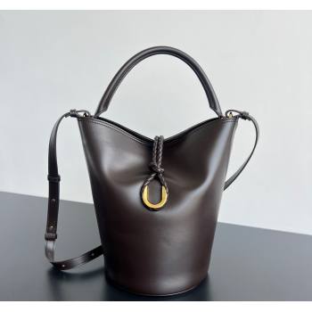 Bottega Veneta Liberta Bucket Bag in Smooth Leather 806038 Fondant Brown 2025 (WT-250519047)