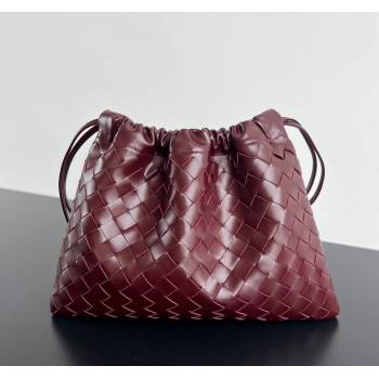 Bottega Veneta Medium Dustbag in Intrecciato Leather 796728 Barolo Red 2 2025 ( WT-250519008)