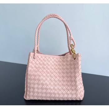 Bottega Veneta Large Parachute Shoulder Bag in Intrecciato Leather 796571 Cameo Pink 2025 (WT-250519062)