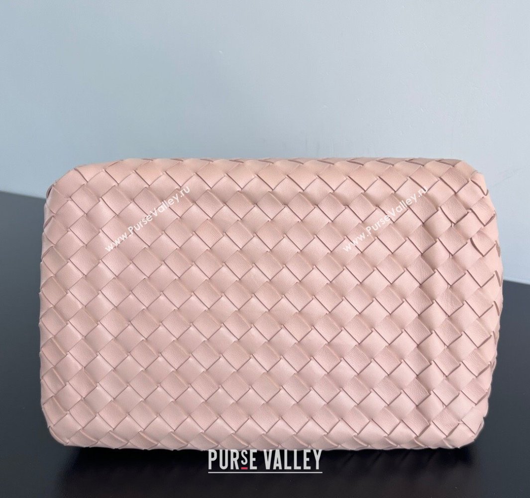 Bottega Veneta Large Parachute Shoulder Bag in Intrecciato Leather 796571 Cameo Pink 2025 (WT-250519062)
