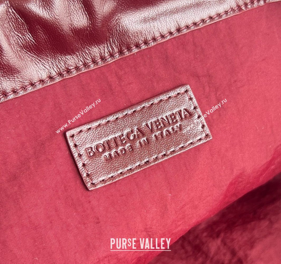 Bottega Veneta Medium Dustbag in Intrecciato Leather 796728 Barolo Red 2 2025 ( WT-250519008)