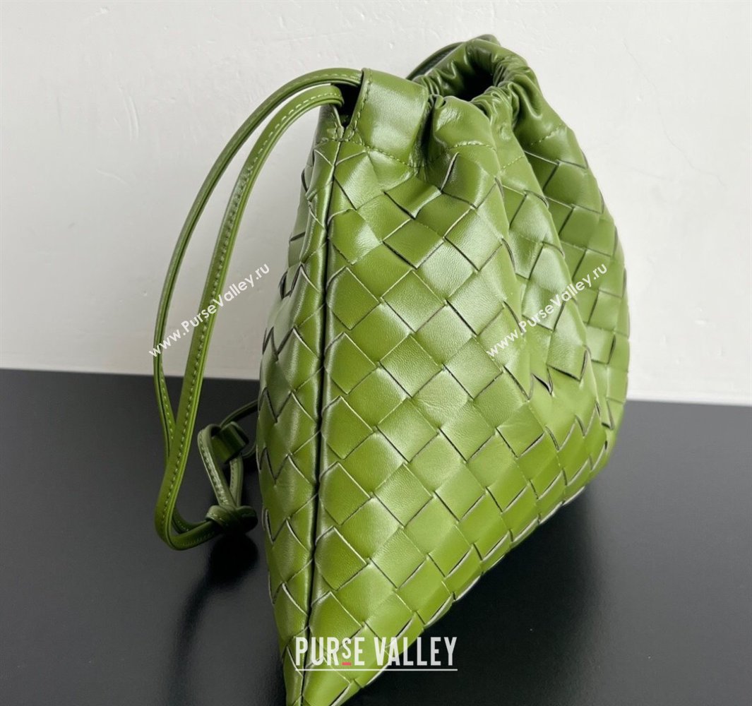 Bottega Veneta Medium Dustbag in Intrecciato Leather 796728 Matcha Green 2025 (WT-250519009)