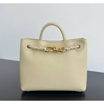 Bottega Veneta Small Andiamo Top Handle Bag in Calfskin Leather Light butterscotch Beige 2025 810213 (WT-250519073)