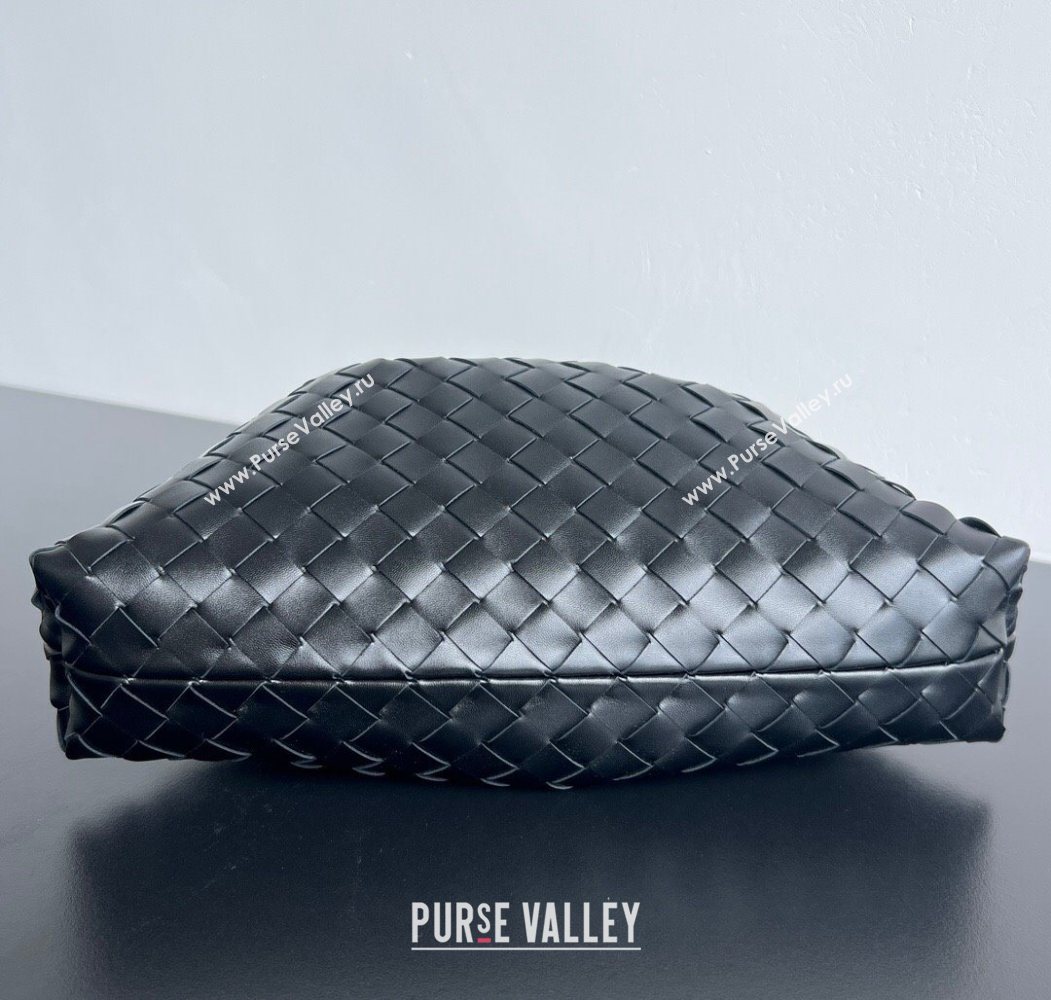 Bottega Veneta Dustbag Notte in Intrecciato Leather Black 2025 839394 (WT-250624037)