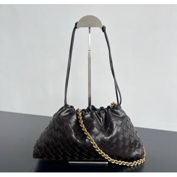 Bottega Veneta Dustbag Notte in Intrecciato Leather Fondant Brown 2025 839394 (WT-250624040)