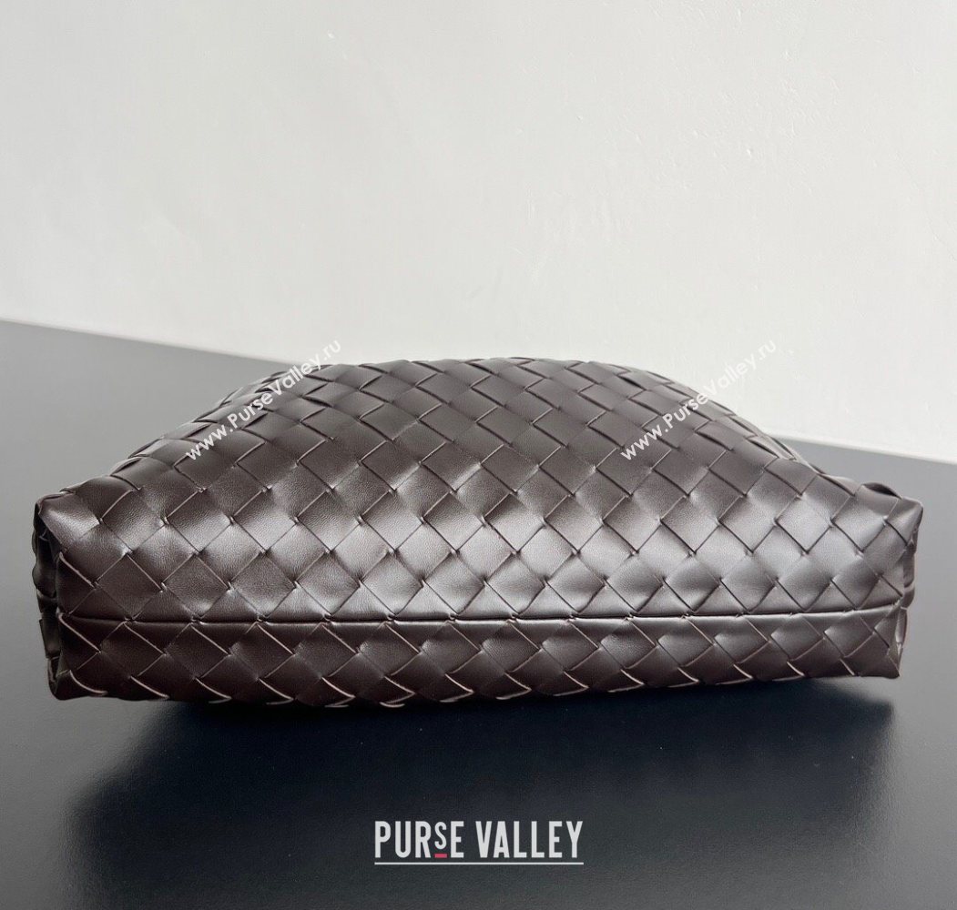 Bottega Veneta Dustbag Notte in Intrecciato Leather Fondant Brown 2025 839394 (WT-250624040)
